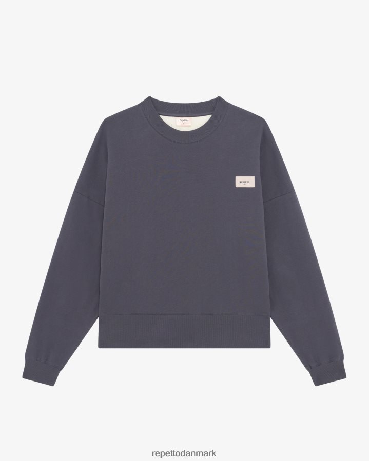 Repetto stor sweatshirt Kvinder antracitgrå tøj FH8P2B355