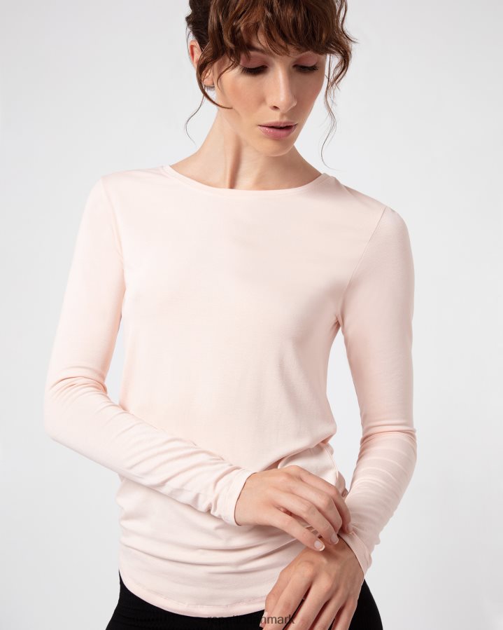 Repetto langærmet top Kvinder kronblad pink tøj FH8P2B327