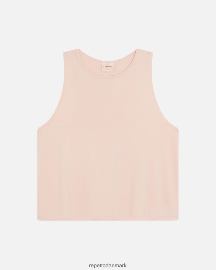 Repetto studio draperet tanktop Kvinder kronblad pink tøj FH8P2B329