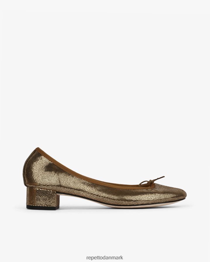 Repetto camille ballerinaer Kvinder antik guld fodtøj FH8P2B15