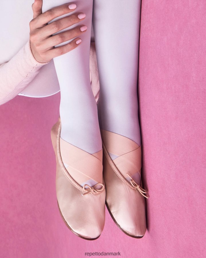 Repetto gianna ballerinaer - satin Kvinder ikonisk pink fodtøj FH8P2B38