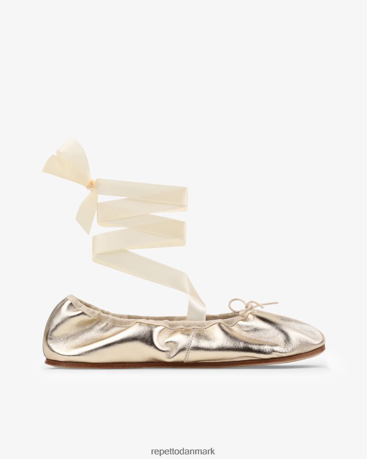 Repetto sophia ballerinaer Kvinder lys guld fodtøj FH8P2B48