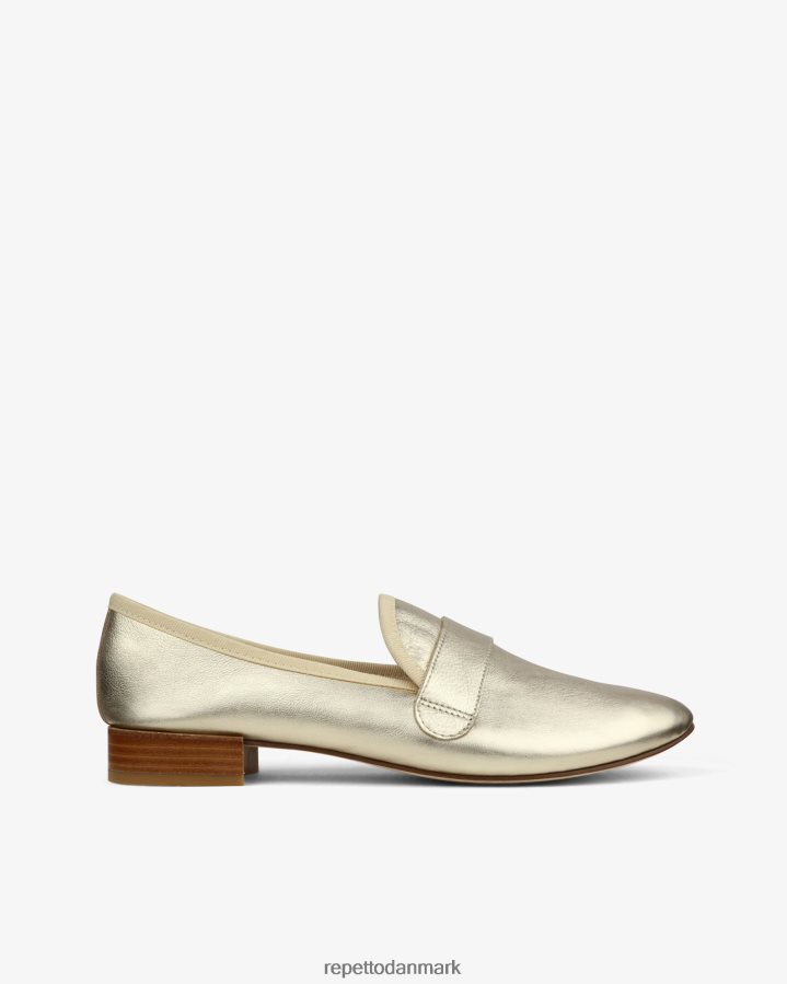 Repetto michael loafers Kvinder lys guld fodtøj FH8P2B222